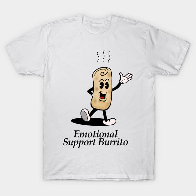 Emotional Support Burrito T-Shirt by Llewynn